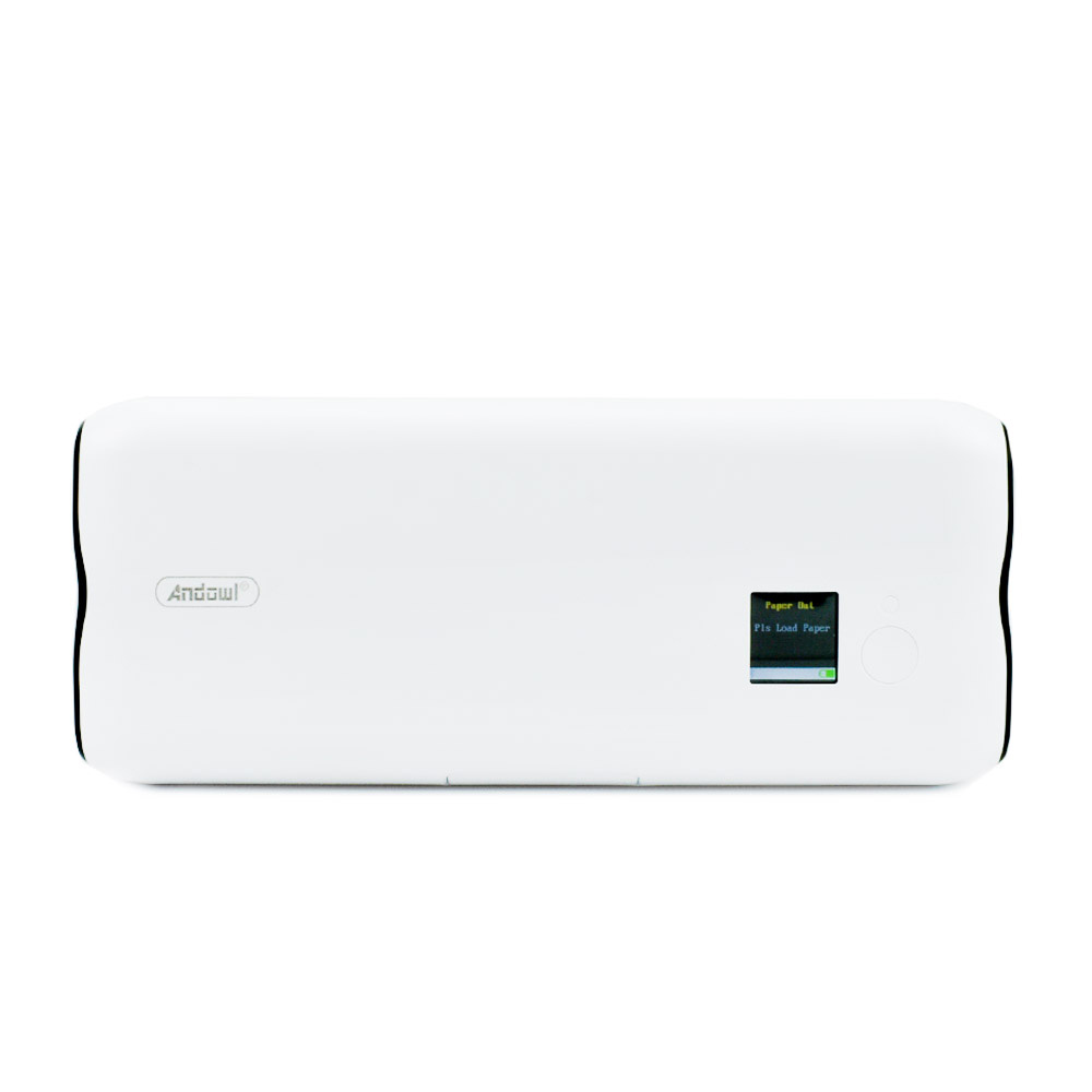 Φορητός Θερμικός Εκτυπωτής Α4 203dpi με Bluetooth & USB - Λευκός